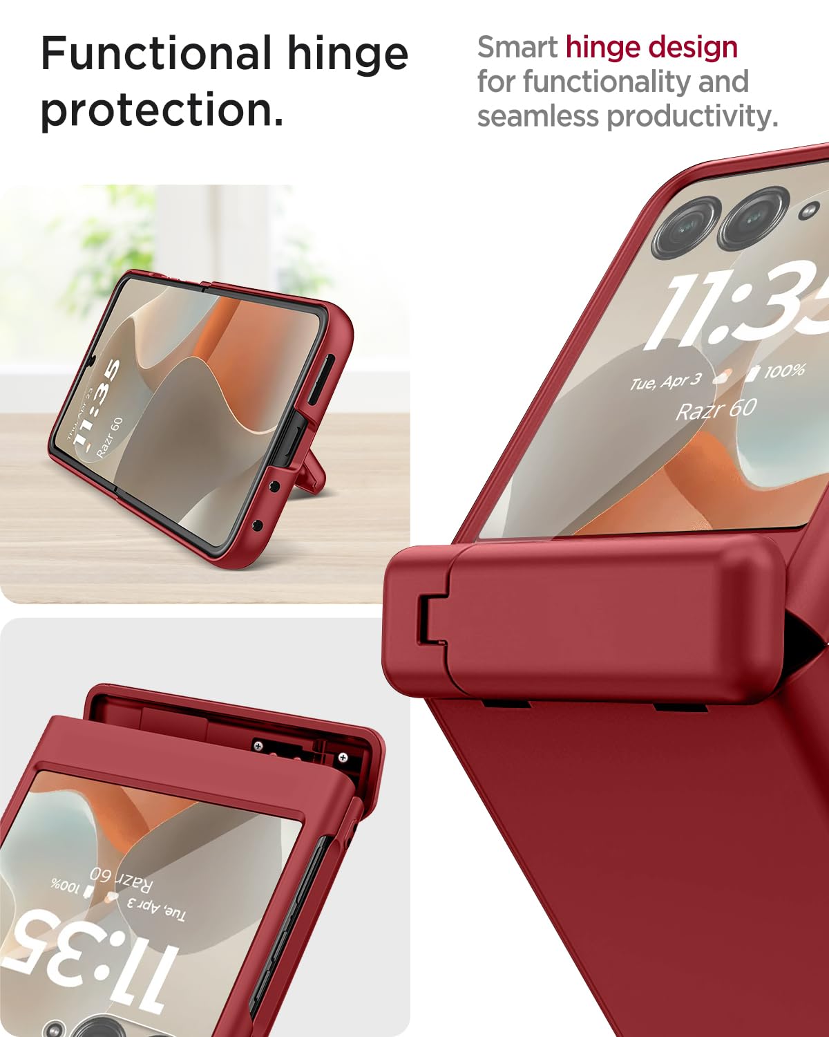Amazon.com: Miimall Slim Case for Moto Razr 2025 with Hinge
